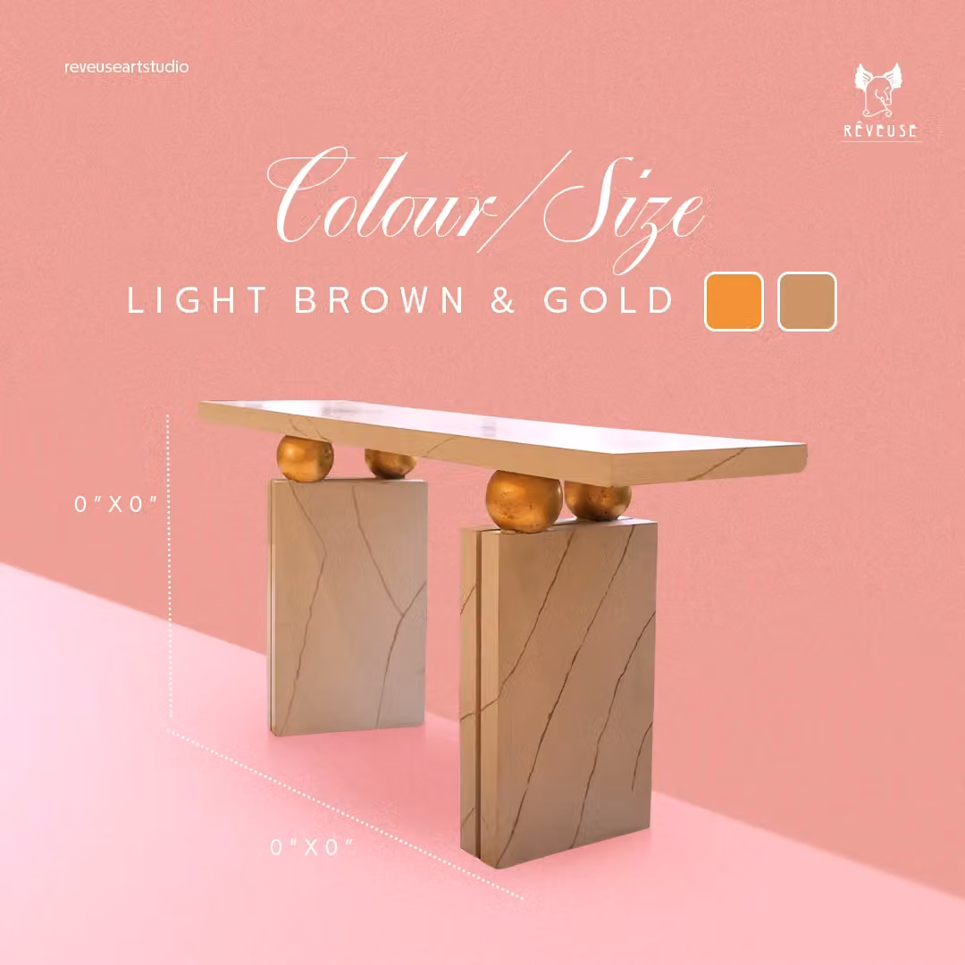 A geometric accent-table design